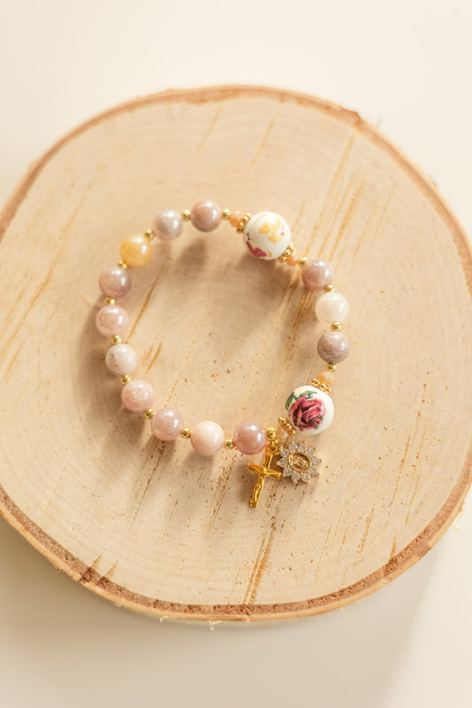 Stretch Decade Bracelet - Spiritual Bouquet
