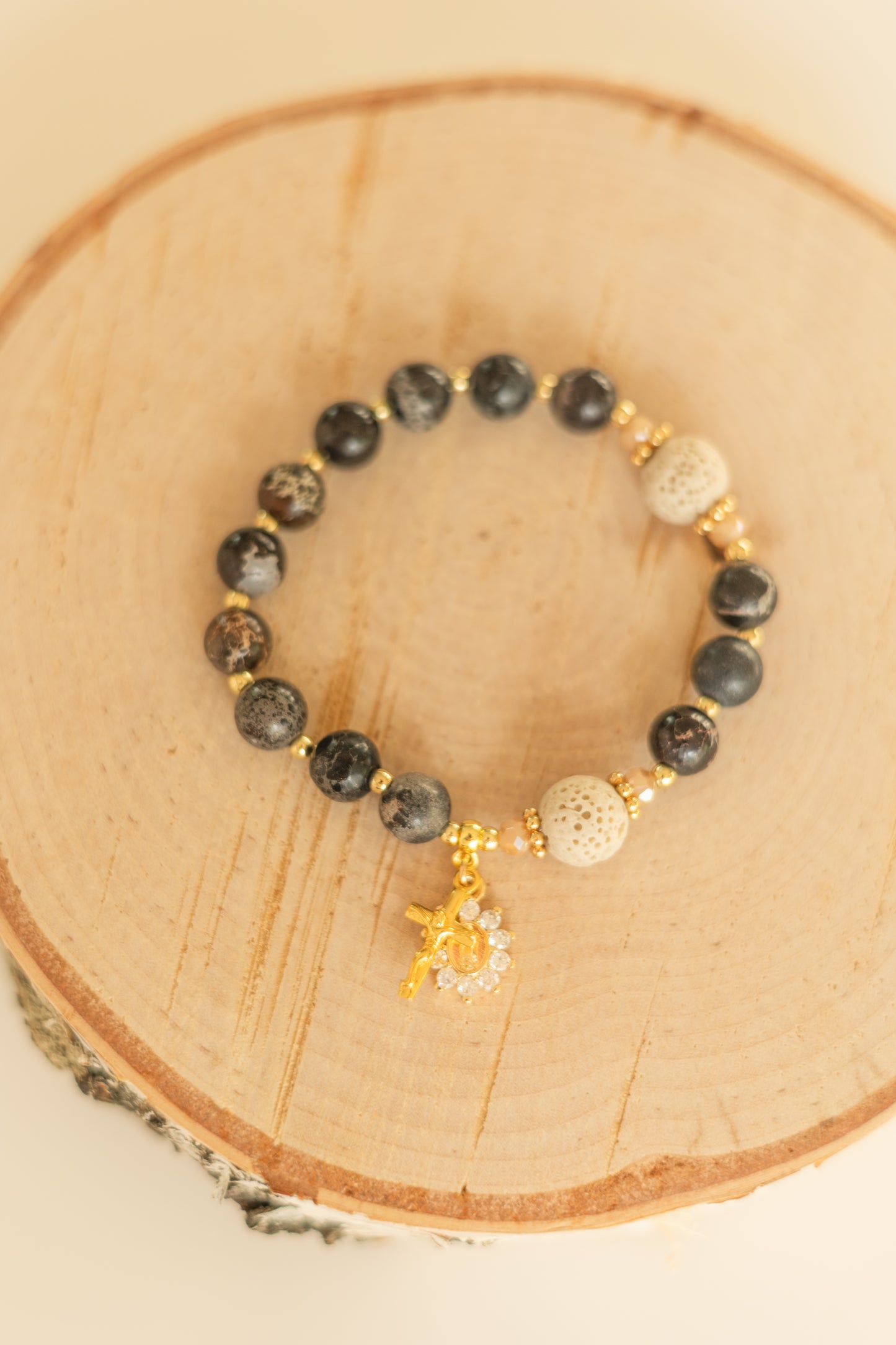Stretch Decade Bracelet - Lady of Sorrows