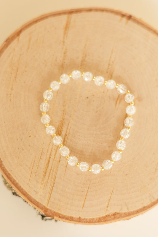 Stretch Stack Bracelet - Gate of Heaven - Gold