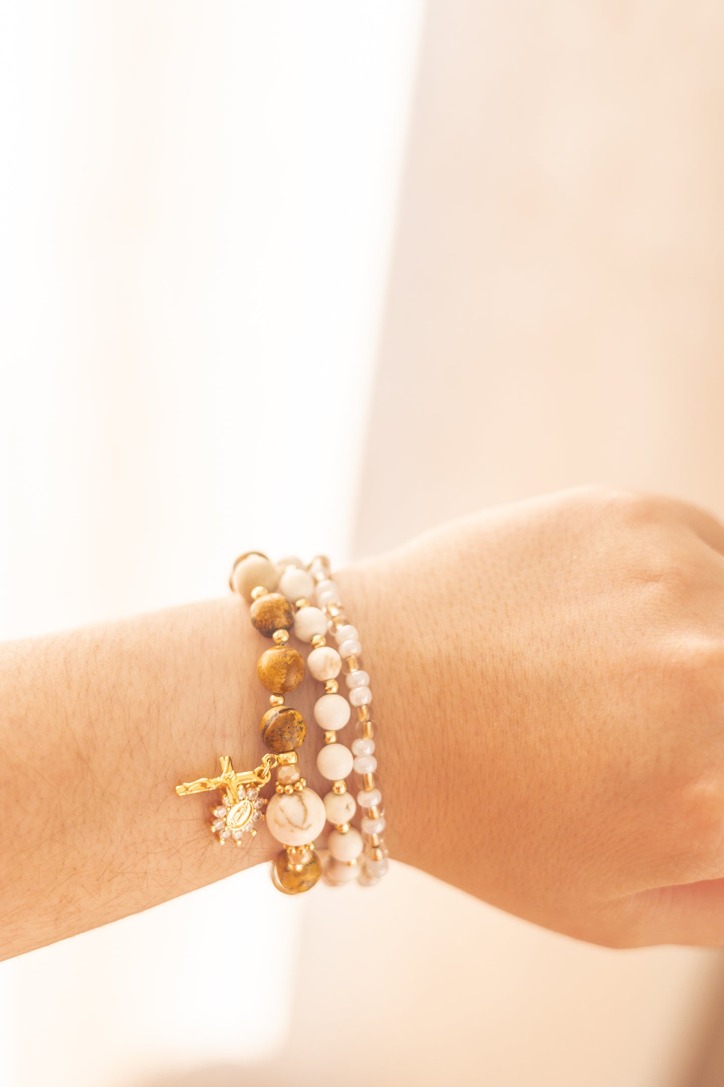 Stretch Stack Bracelet - Gloria - Gold