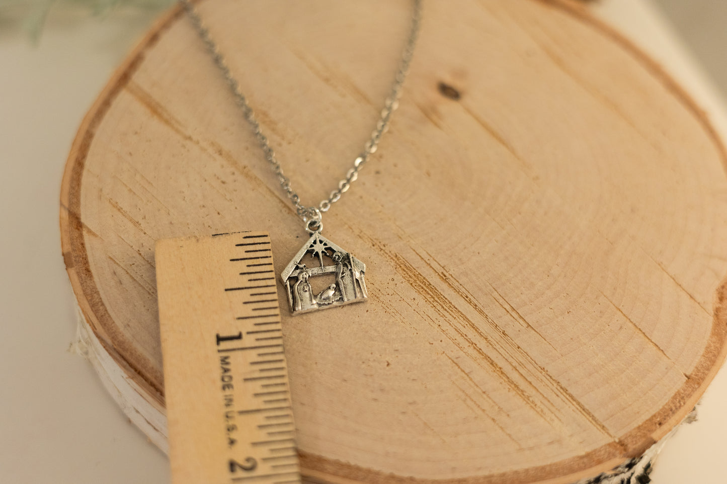 Necklace - Nativity - Silver