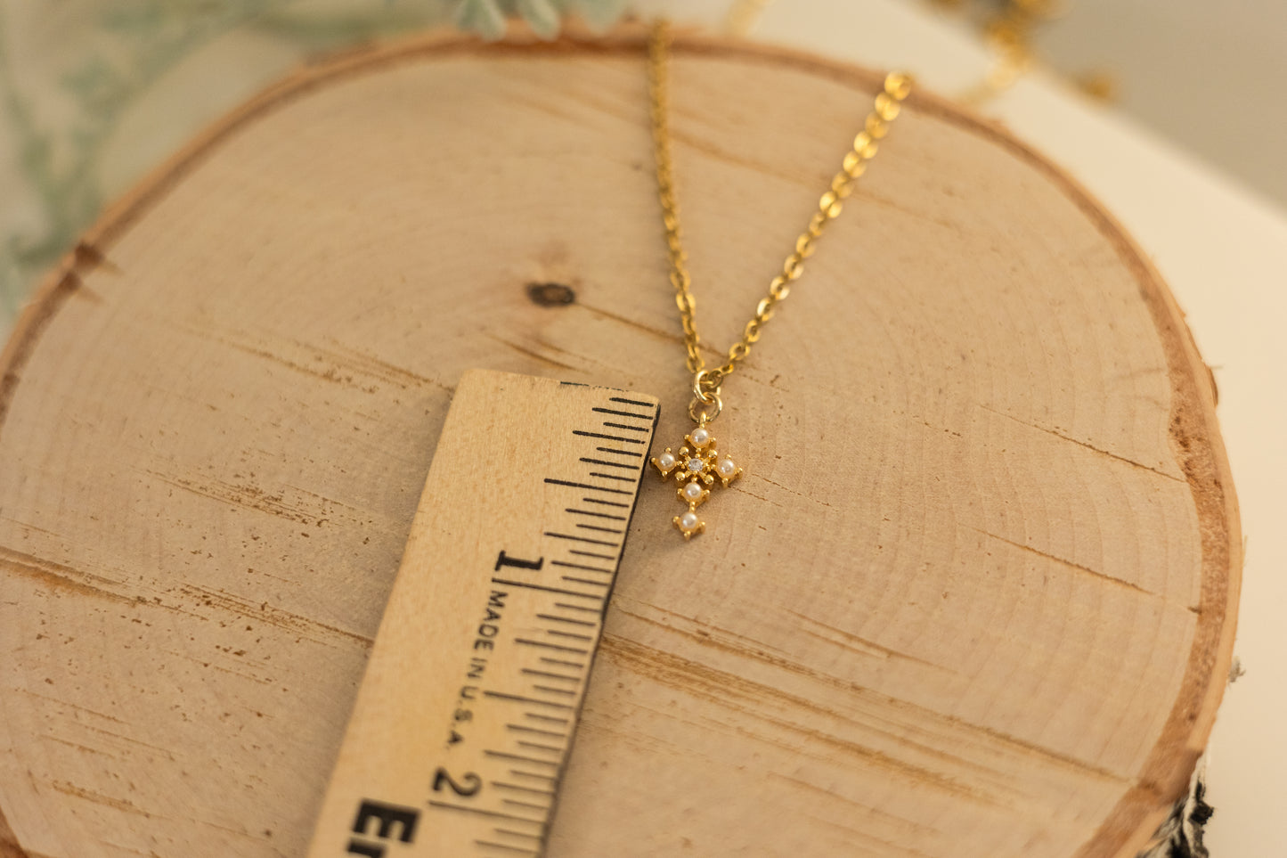 Necklace - Winter Cross