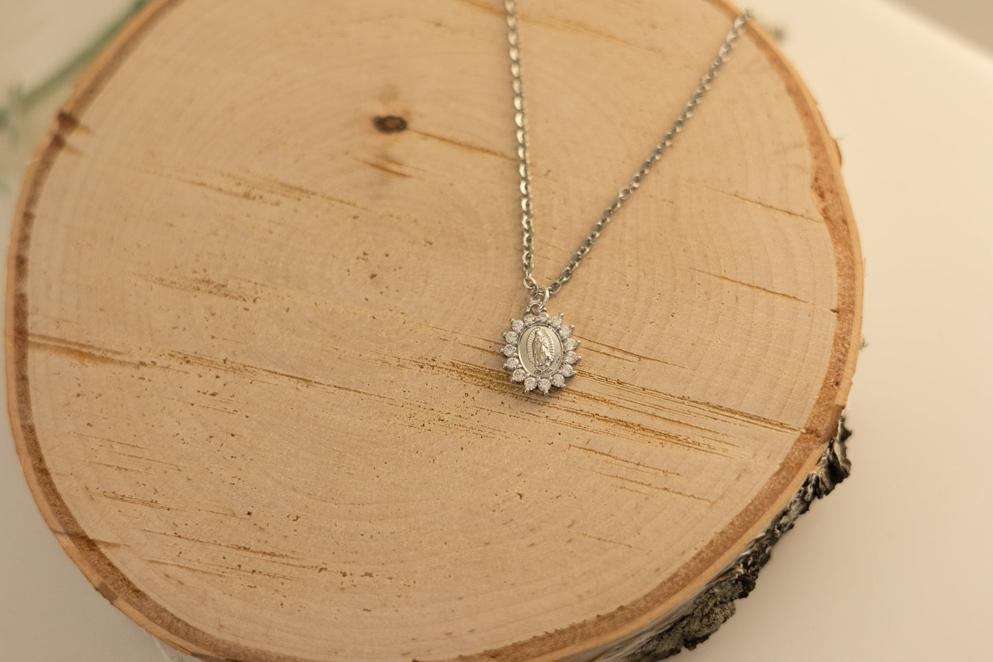 Necklace - Our Lady - Silver