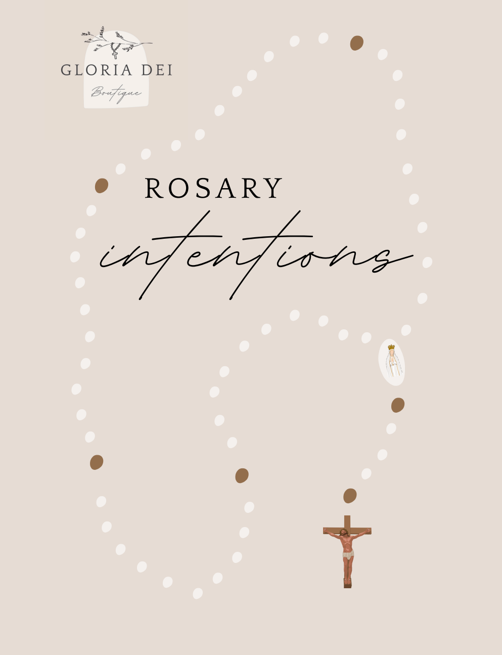Rosary Intentions Journal