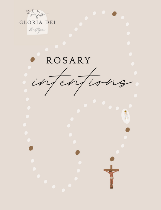 Rosary Intentions Journal