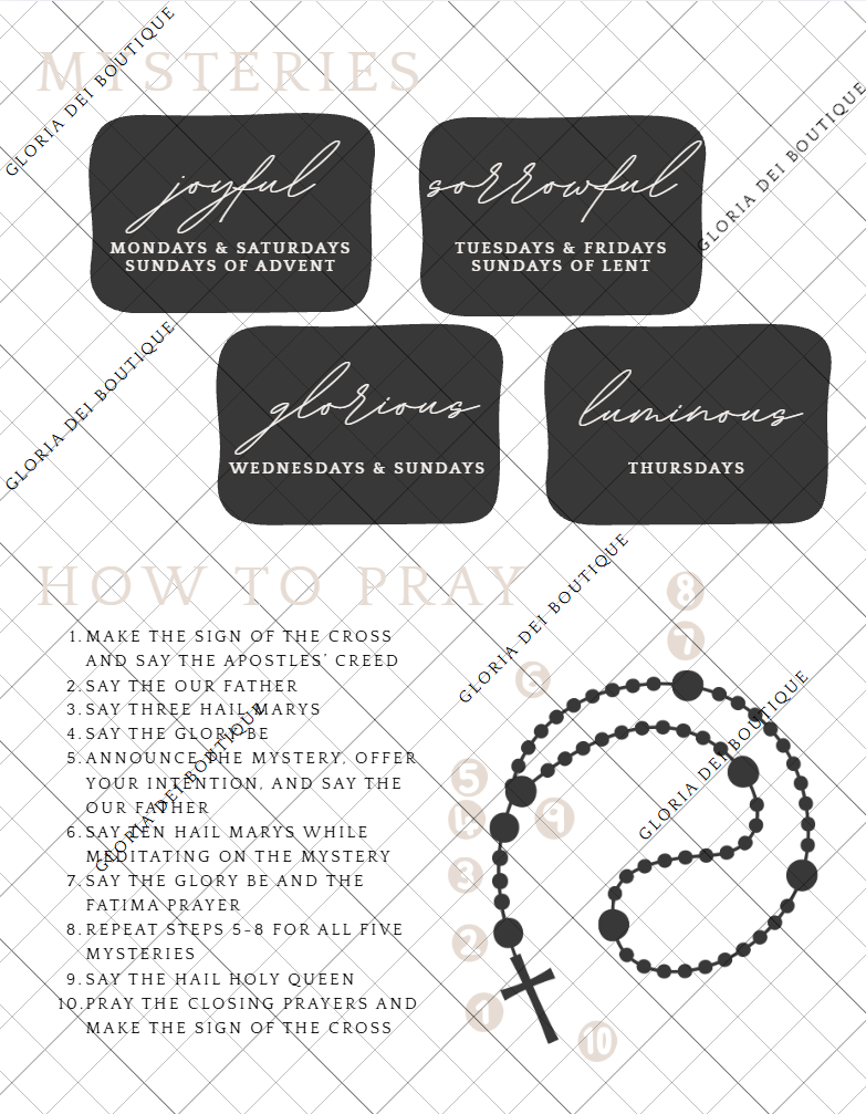 Rosary Intentions Journal